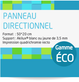 Panneau directionnel