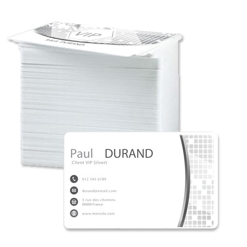 Cartes plastiques PVC