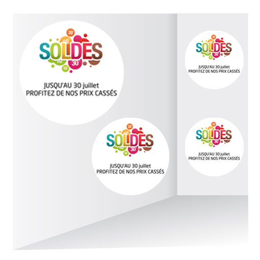 Impression Stickers - Autocollants personnalisés sur mesure pas cher