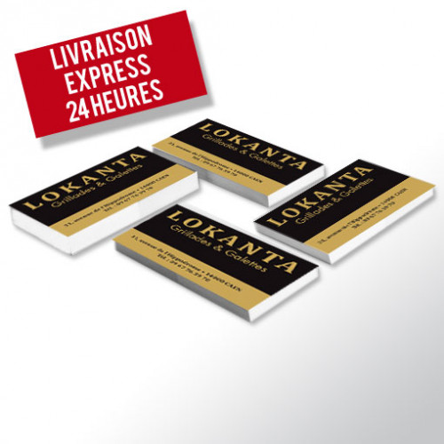 Cartes de visite standard