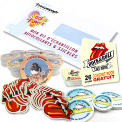 Echantillons gratuit autocollants & stickers