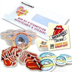 Kit echantillon autocollants et stickers