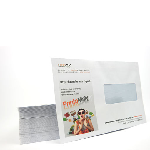 Impression professionnelle enveloppe C5 taille A5 pour entreprise